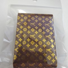 Feuille XL LV marron/or