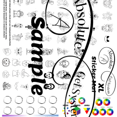 Tapis autocollant XL (Halloween/Noël) longue longueur