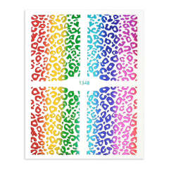 cheetah spots Rainbow stickers 1348