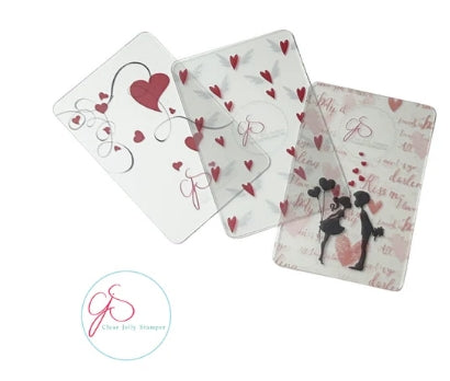 Credit Card Style Scraper- Valentine's Firm (3 pack)