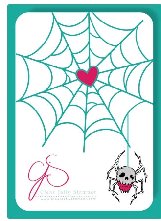 Credit Card Style Scraper- Flexible (Halloween- Spider)