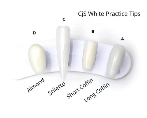 CJS Practice/ Demo Tip Replacements Stileto Style C