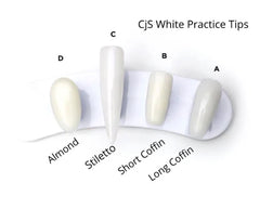 CJS Practice/ Demo Tip Replacements Stileto Style C