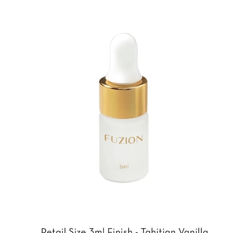 Fuzion Finish - 3ml Vanilla Scent Client Size