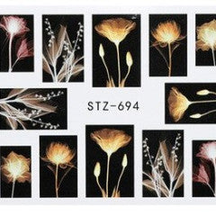 flower Water decals STZ-694