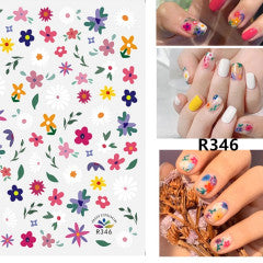 flower stickers R346