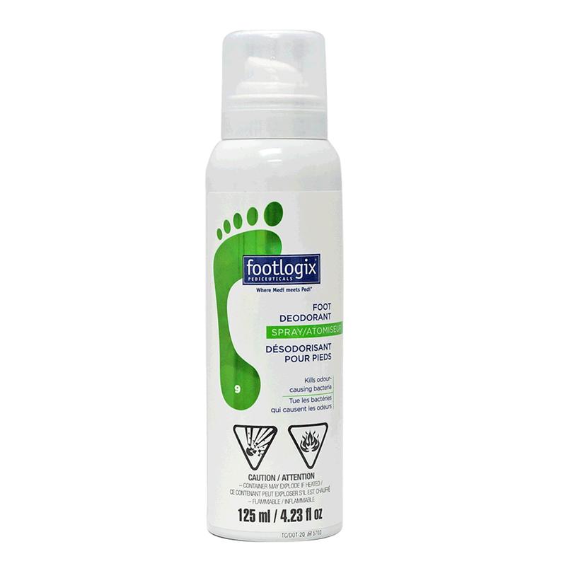 Spray déodorant pour les pieds Footlogix 125 mm