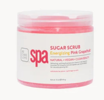 Gommage énergisant au sucre au pamplemousse rose 16 oz
