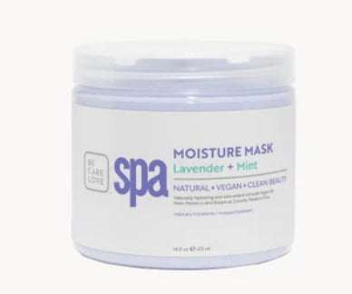 Masque hydratant apaisant à la lavande et à la menthe 16 oz