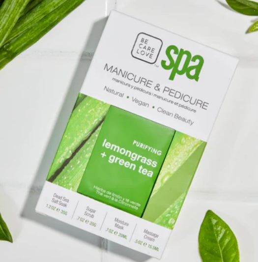 Purifying Lemongrass + Green Tea 4-In- 1 Packet Box Set