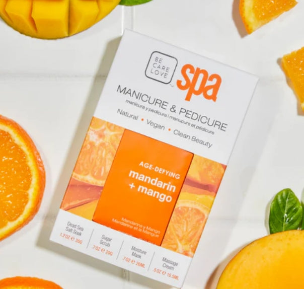 Coffret anti-âge mandarine + mangue 4 en 1