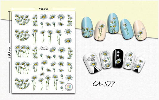 Flower Stickers Daisies CA577