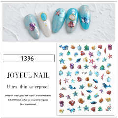 sea shell stickers 1396