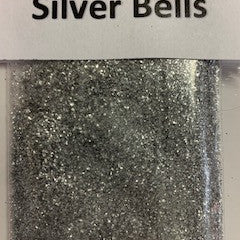 Packaged Glitter Silver Bells