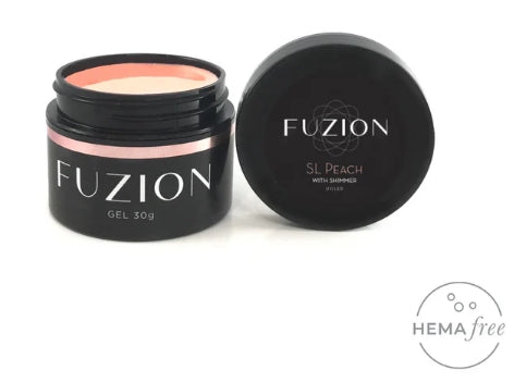 Fuzion Shimmer SL Peach UV/LED Builder Gel