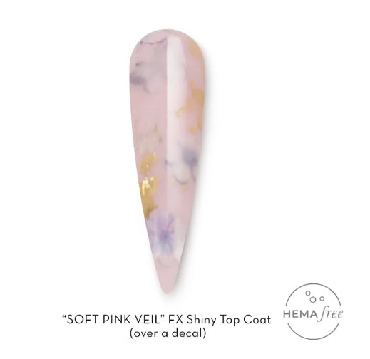 FX Veil Top Coat Soft Pink FX by Fuzion 15ml