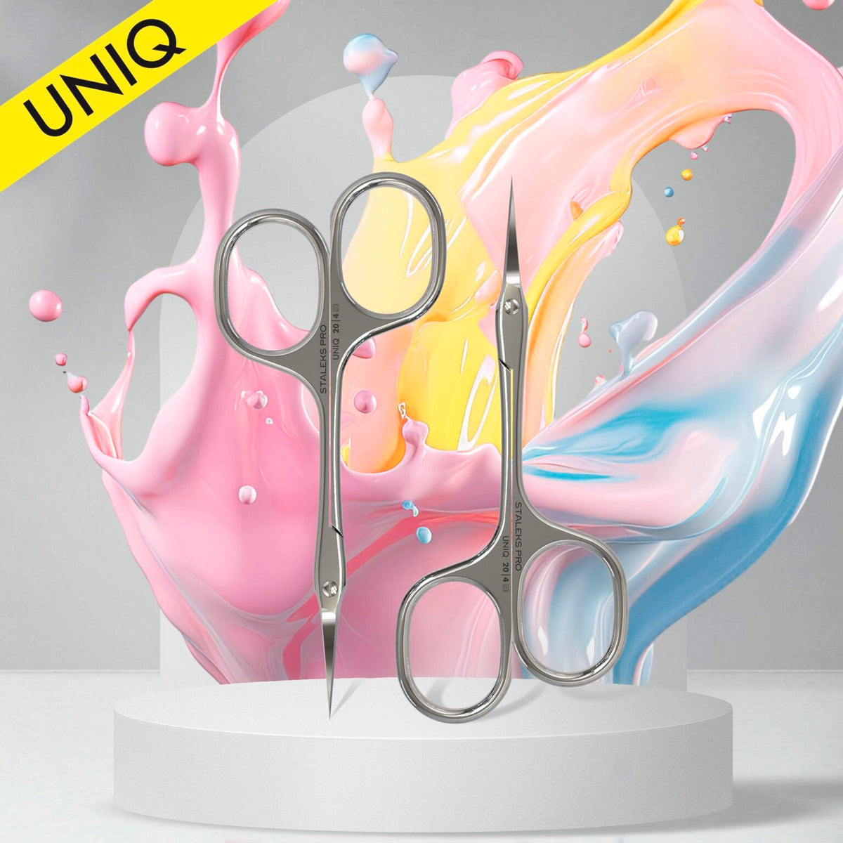 SQ-10/3 Ciseaux à cuticules professionnels « Ballerine » UNIQ 10 TYPE 3